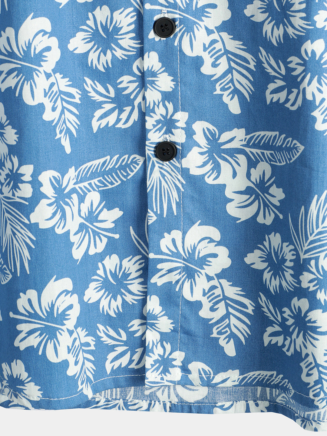 Hawajska koszula z krótkim rękawem i kwiatowym wzorem