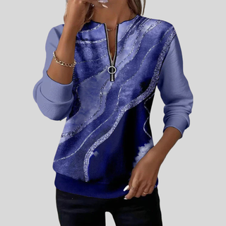 Czeslawa | Bluza z nadrukiem w stylu vintage