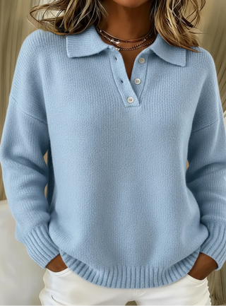 Lucyna | Elegancki weter polo