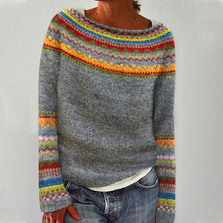 Paulina | Komfortowy sweter Retro