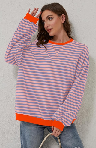 Hanna | Paski Oversize Sweter