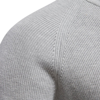 Dzianinowy sweter zapinany na zamek