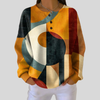 Bozena | Bluza ze wzorem geometrycznym