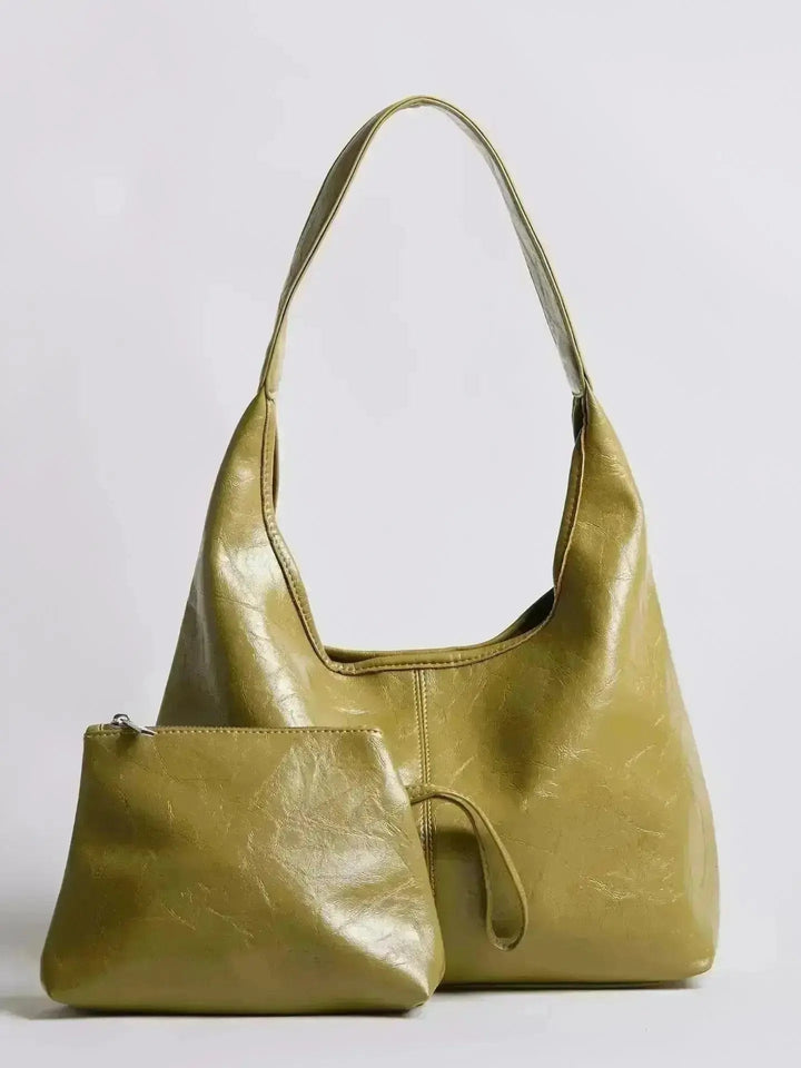 SKARLET | Postarzana Skórzana Torba Shopper