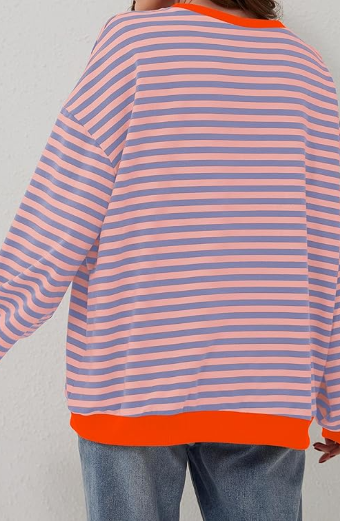 Hanna | Paski Oversize Sweter