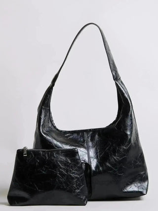 SKARLET | Postarzana Skórzana Torba Shopper