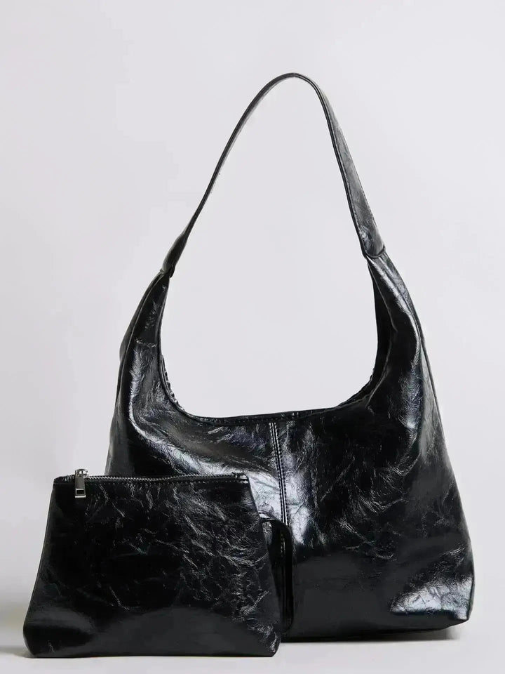 SKARLET | Postarzana Skórzana Torba Shopper