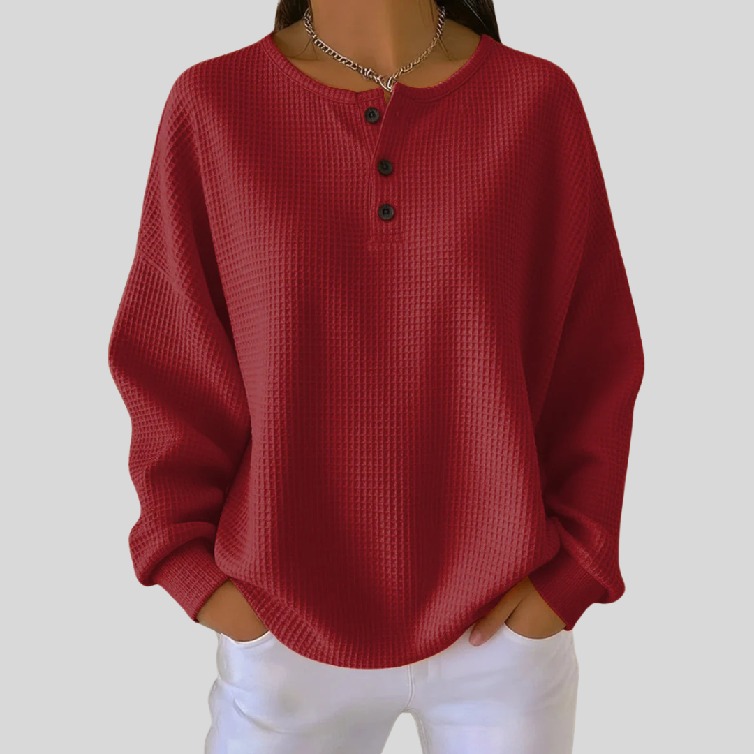 Katarzyna | Casualowa bluza Henley