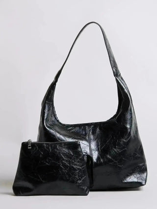 SKARLET | Postarzana Skórzana Torba Shopper