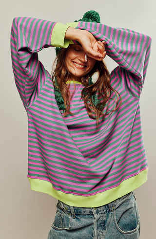 Hanna | Paski Oversize Sweter