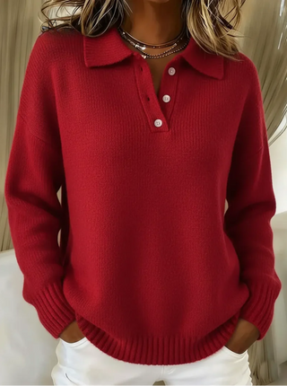Lucyna | Elegancki weter polo
