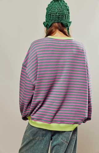 Hanna | Paski Oversize Sweter