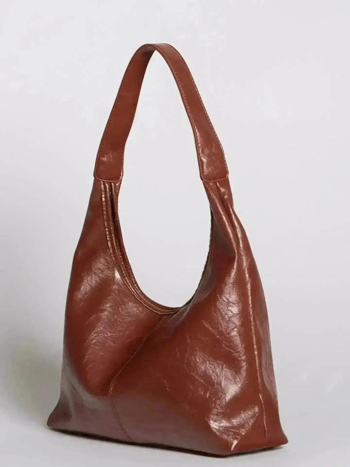 SKARLET | Postarzana Skórzana Torba Shopper