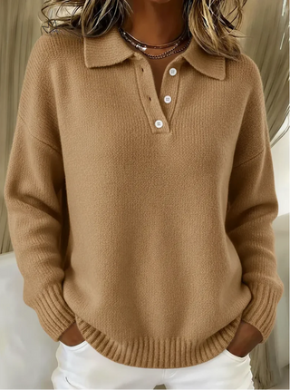 Lucyna | Elegancki weter polo