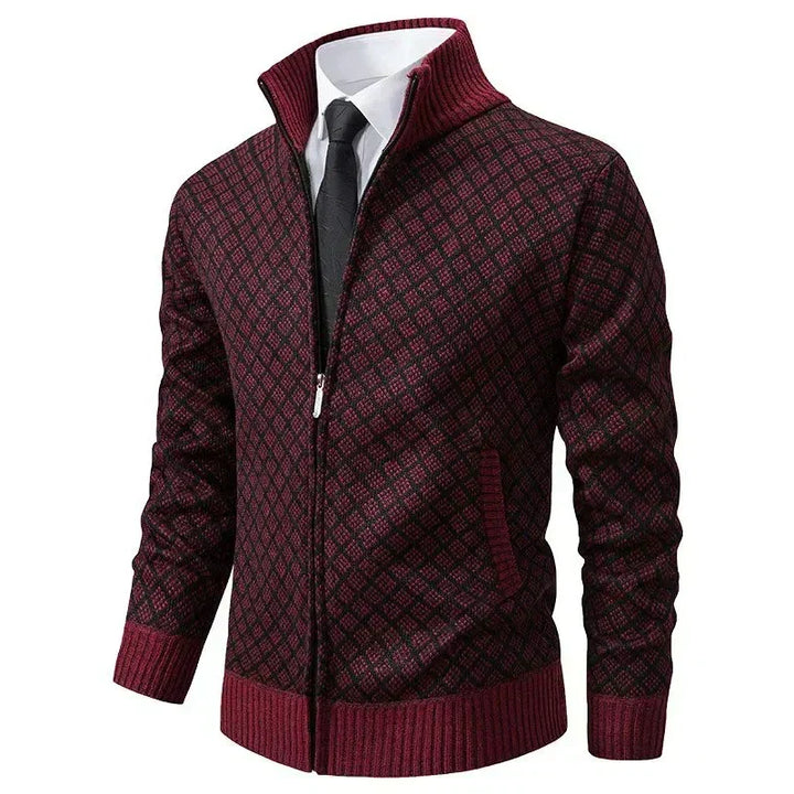 Luksusowy męski kardigan w stylu casual