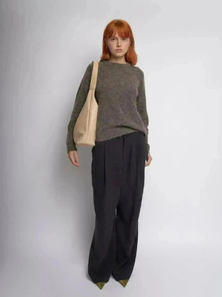 SKARLET | Postarzana Skórzana Torba Shopper