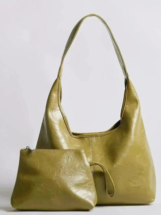 SKARLET | Postarzana Skórzana Torba Shopper