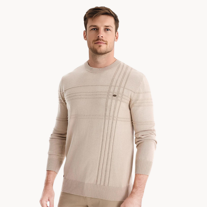Męski sweter w paski