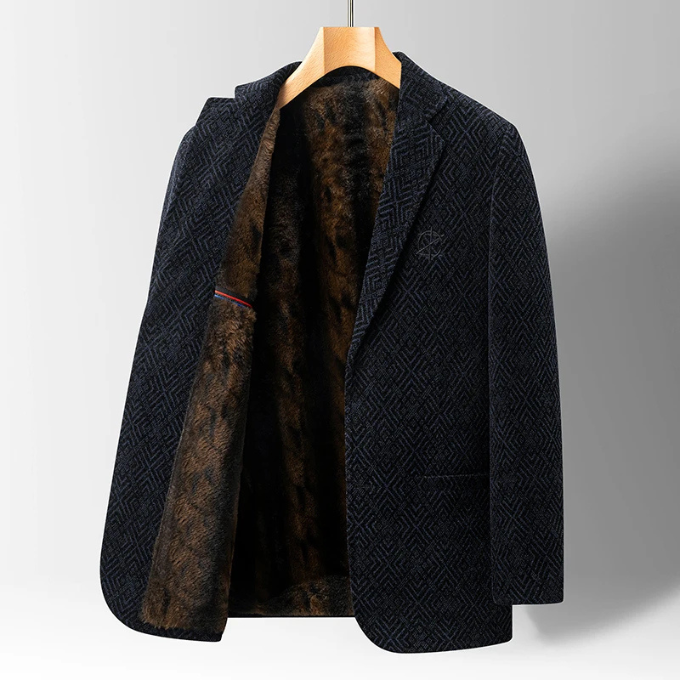 Wilhelm™ | Elegancki żakiet z miękkim futrem
