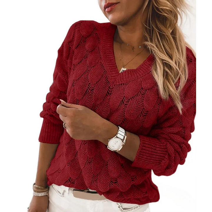 Maria | Sweter V- neck