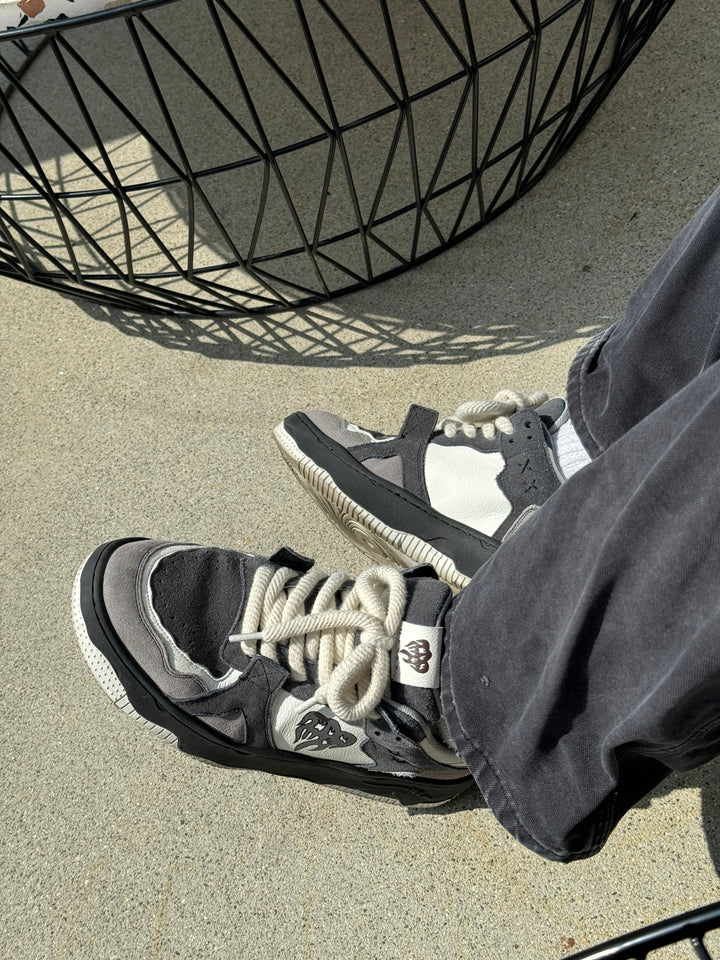 Sneakersy Retro w Serca