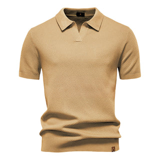 Elegancka koszulka polo z krótkim rękawem