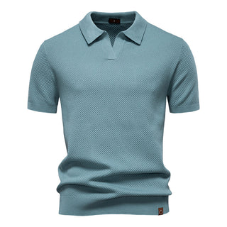 Elegancka koszulka polo z krótkim rękawem