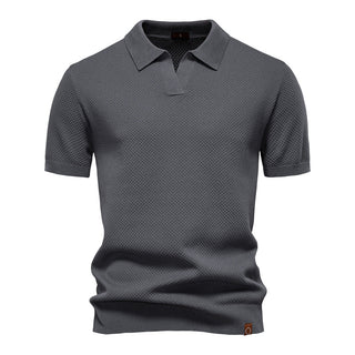 Elegancka koszulka polo z krótkim rękawem