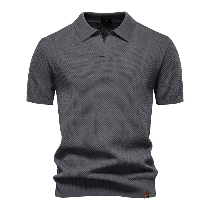 Elegancka koszulka polo z krótkim rękawem