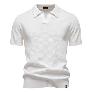 Elegancka koszulka polo z krótkim rękawem
