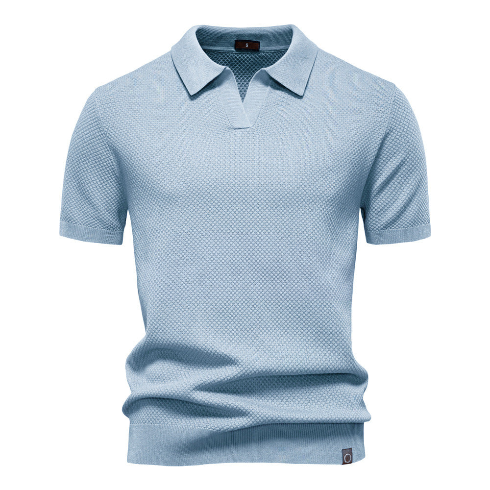 Elegancka koszulka polo z krótkim rękawem