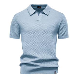 Elegancka koszulka polo z krótkim rękawem