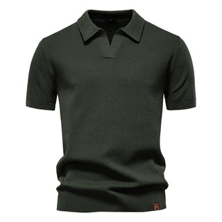 Elegancka koszulka polo z krótkim rękawem
