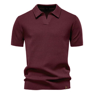 Elegancka koszulka polo z krótkim rękawem