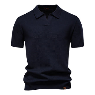 Elegancka koszulka polo z krótkim rękawem
