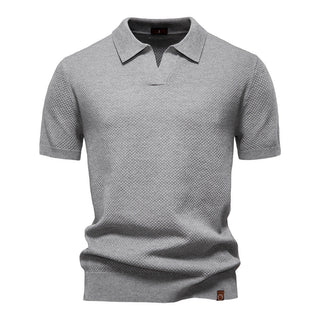 Elegancka koszulka polo z krótkim rękawem