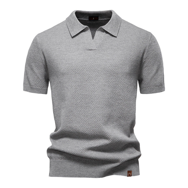 Elegancka koszulka polo z krótkim rękawem