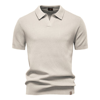 Elegancka koszulka polo z krótkim rękawem