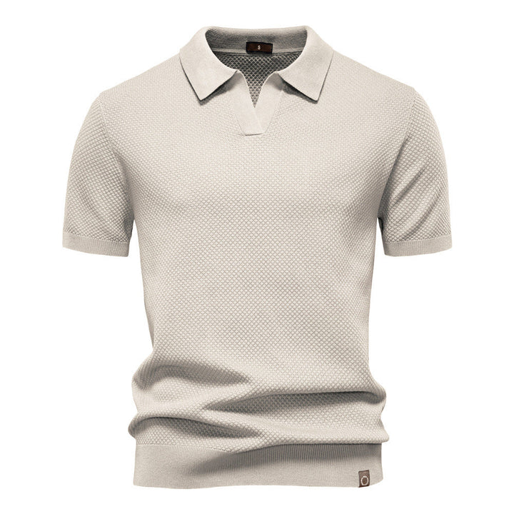 Elegancka koszulka polo z krótkim rękawem