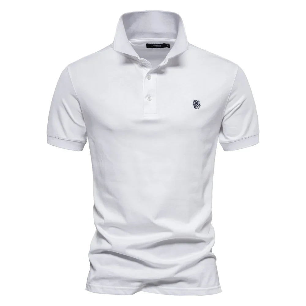 Stylowa bawełniana koszulka polo