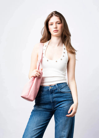 SKARLET | Postarzana Skórzana Torba Shopper