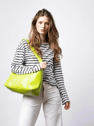 SKARLET | Postarzana Skórzana Torba Shopper