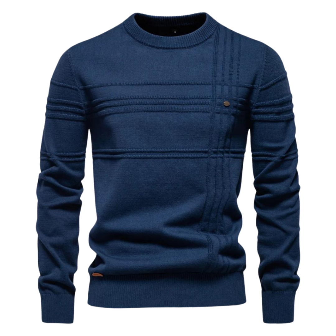 Męski sweter w paski
