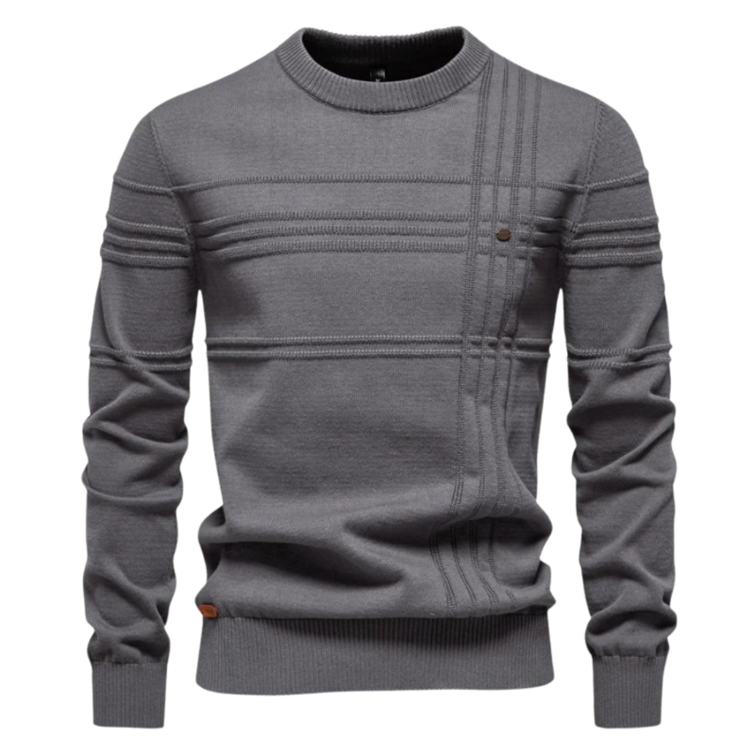Męski sweter w paski