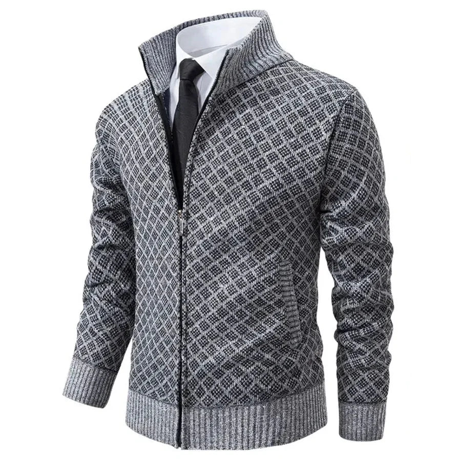 Luksusowy męski kardigan w stylu casual