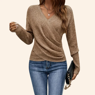 Laura | Elegancki sweter V- Hals